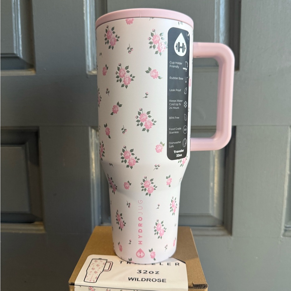 HydroJug traveler 32 oz Wildrose Floral